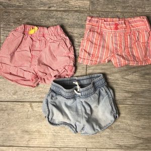 SET of Three Shorts